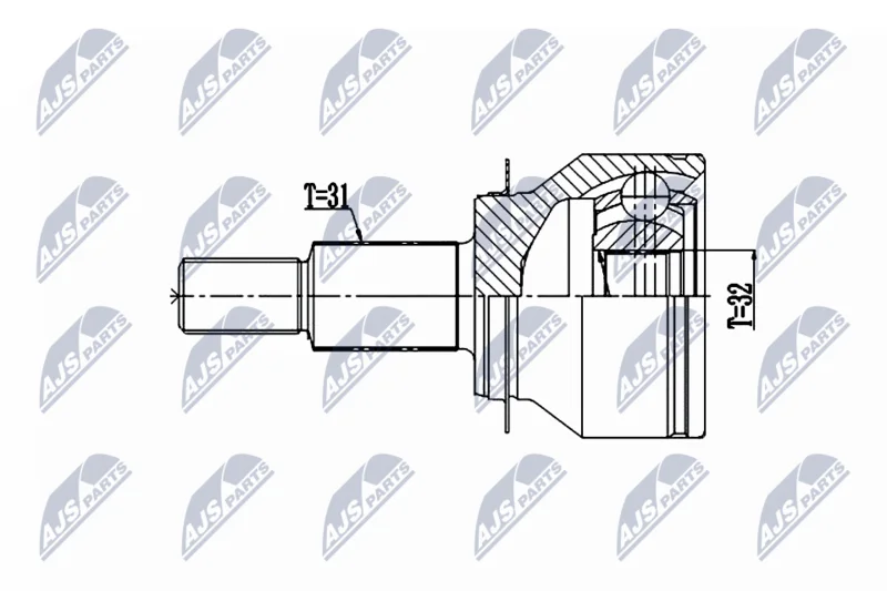 Joint Kit, drive shaft NTY NPZ-MZ-062