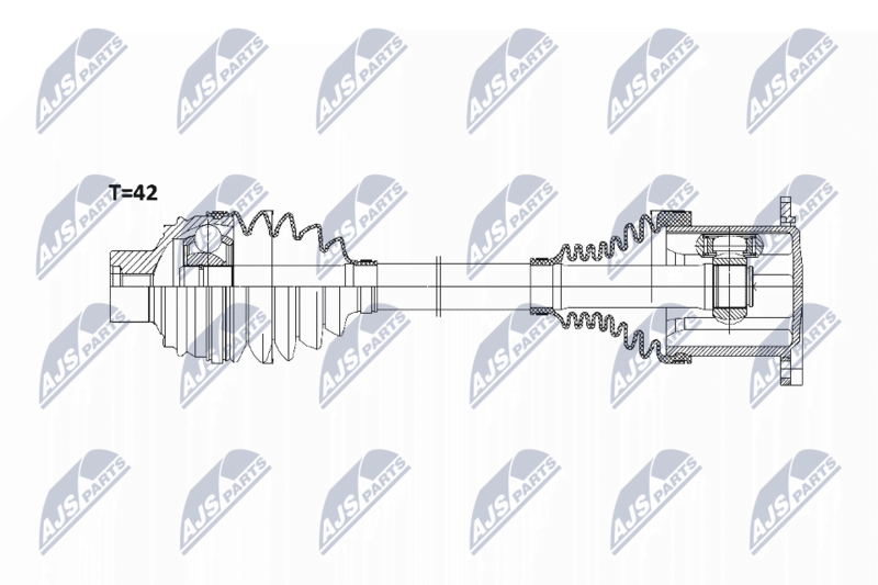 Drive Shaft NTY NPW-AU-008