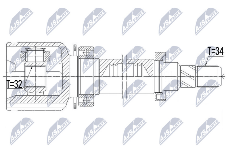 Joint Kit, drive shaft NTY NPW-BM-084