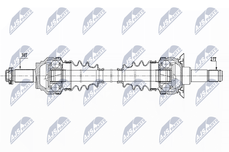 Приводний вал NTY NPW-BM-153