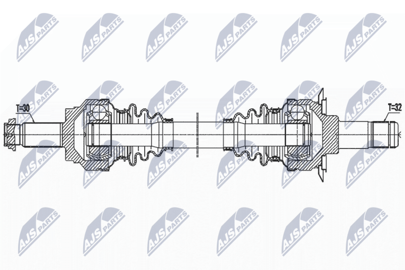 Drive Shaft NTY NPW-BM-162