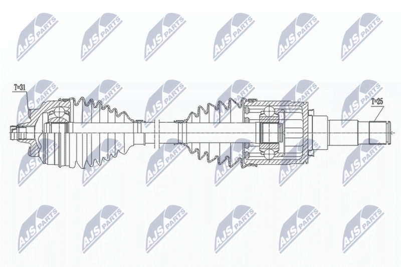 Drive Shaft NTY NPW-BM-169