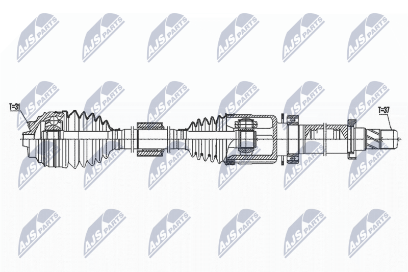 Drive Shaft NTY NPW-BM-171