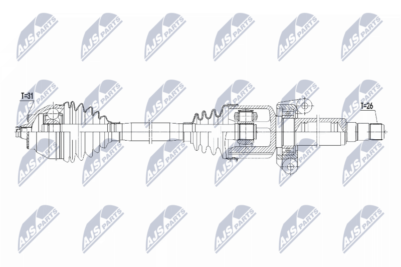 Drive Shaft NTY NPW-BM-185