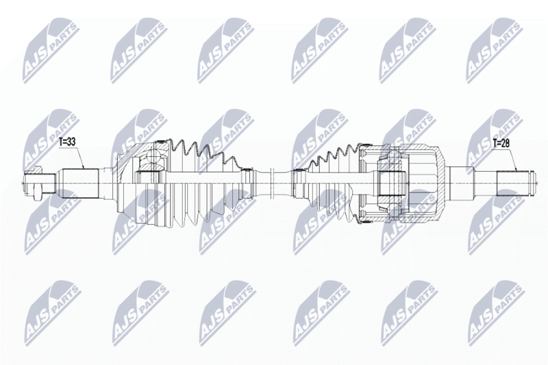 Приводний вал NTY NPW-CH-070