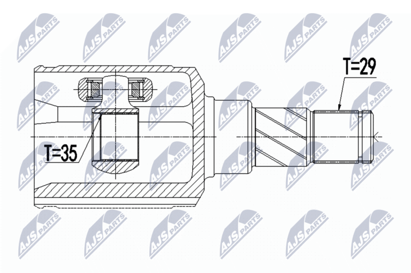 Joint Kit, drive shaft NTY NPW-CH-075