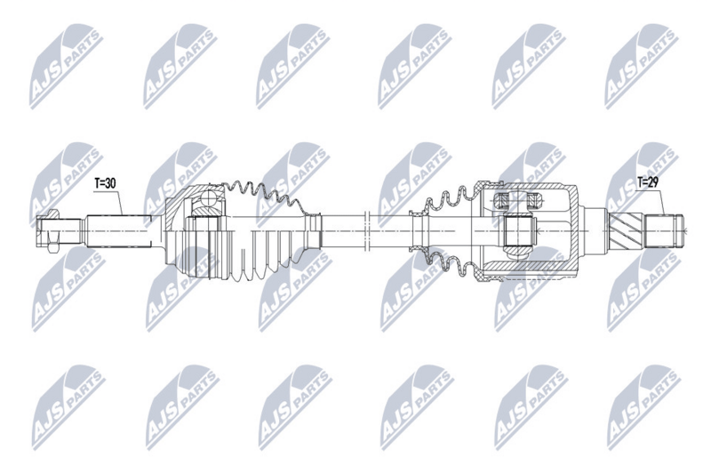 Приводний вал NTY NPW-CH-080