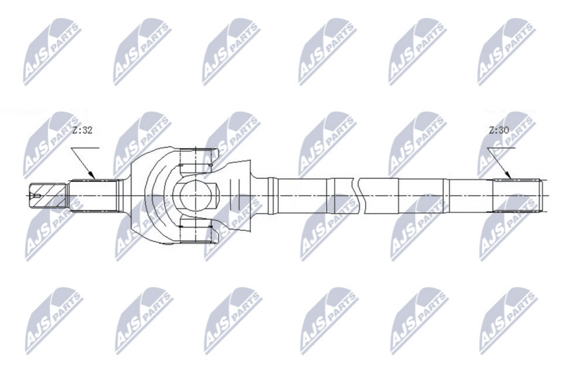 Drive Shaft NTY NPW-CH-124