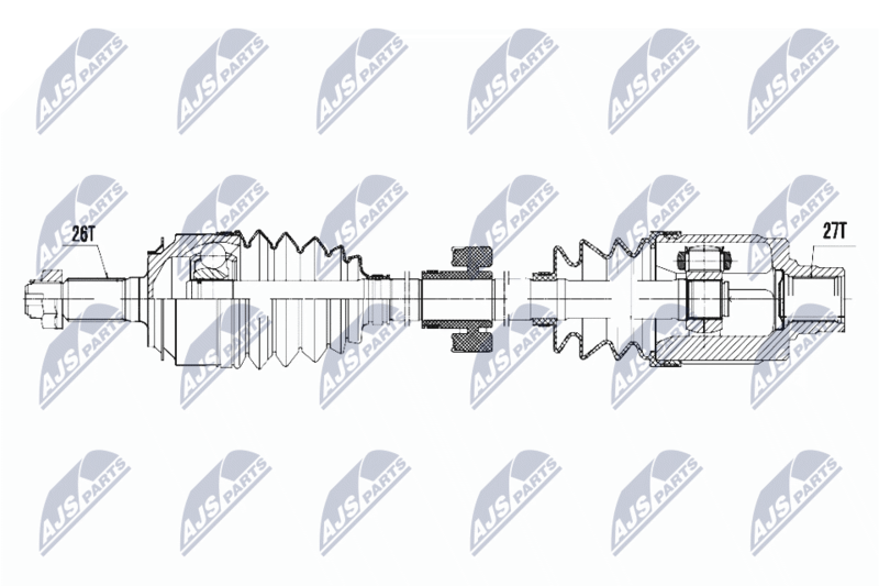 Приводний вал NTY NPW-HD-047