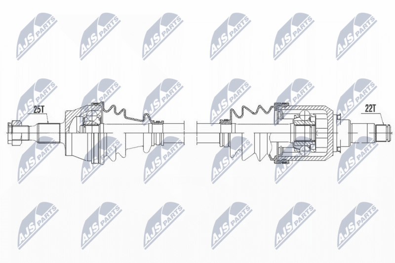 Drive Shaft NTY NPW-ME-106