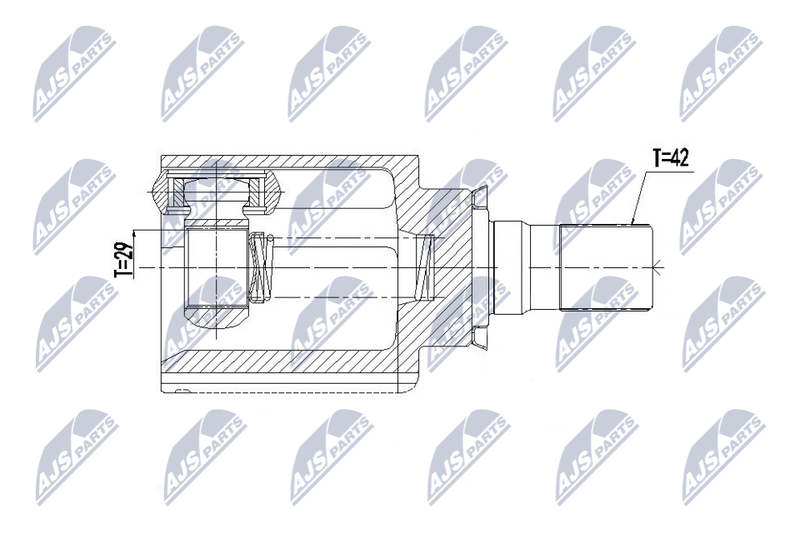 Joint Kit, drive shaft NTY NPW-ME-171