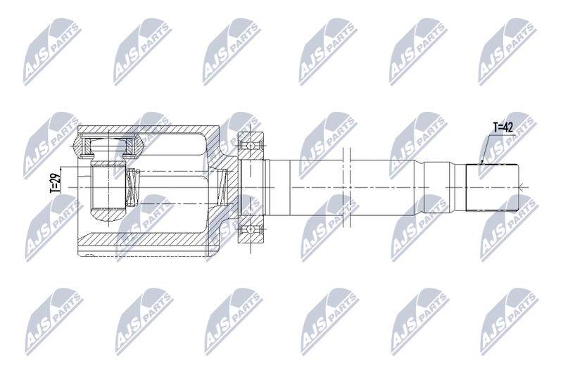 Joint Kit, drive shaft NTY NPW-ME-173