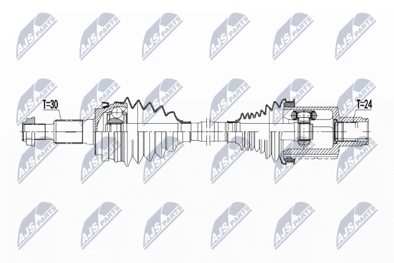 Приводний вал NTY NPW-PS-007