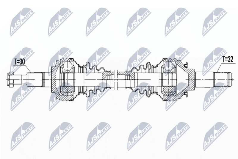 Приводний вал NTY NPW-PS-008