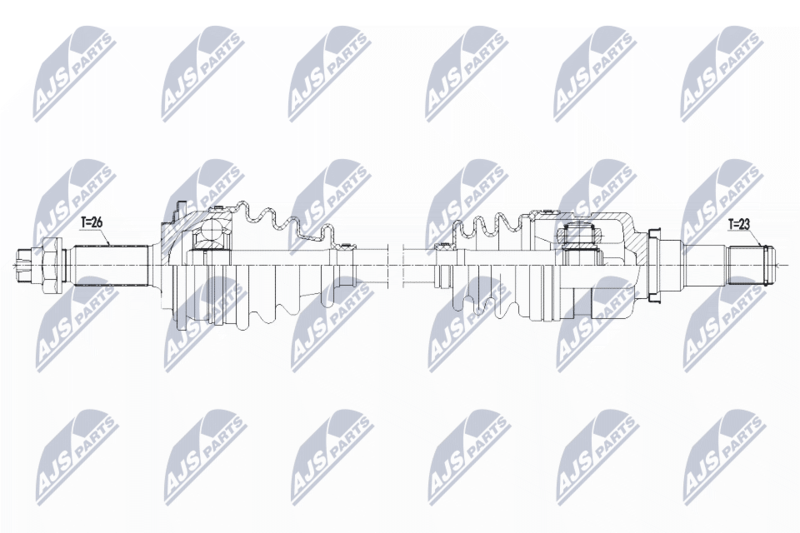 Приводний вал NTY NPW-TY-115