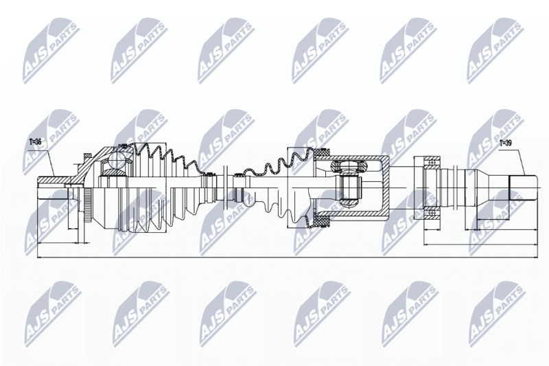 Приводний вал NTY NPW-VV-019