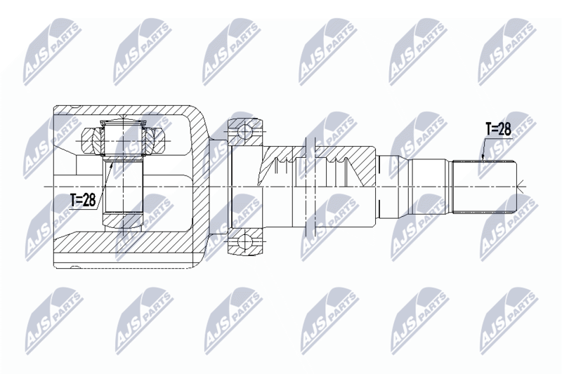 Joint Kit, drive shaft NTY NPW-VV-083