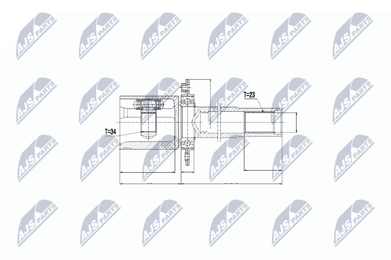 Joint Kit, drive shaft NTY NPW-VW-026