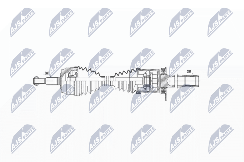 Приводний вал NTY NPW-VW-035