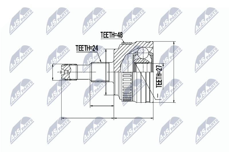 Joint Kit, drive shaft NTY NPZ-ME-005