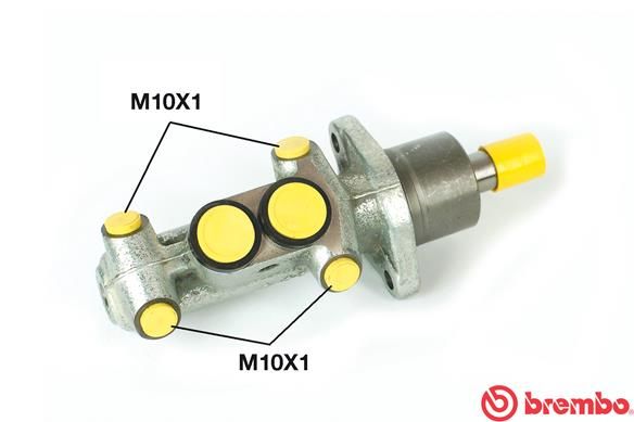 Pagrindinis cilindras, stabdžiai BREMBO M 85 046