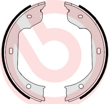 Brake Shoe Set, parking brake BREMBO S 06 511