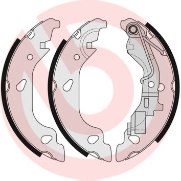 Brake Shoe Set BREMBO S 23 521