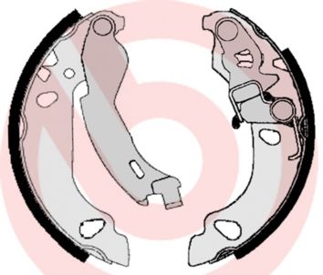 Stabdžių trinkelių komplektas BREMBO S 23 522