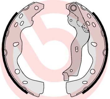 Brake Shoe Set BREMBO S 23 532