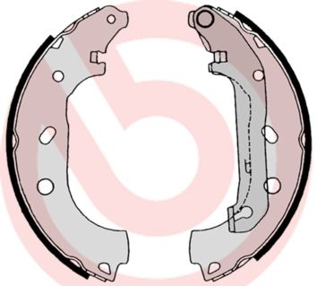 Stabdžių trinkelių komplektas BREMBO S 24 539