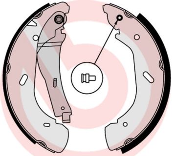 Brake Shoe Set BREMBO S 56 513