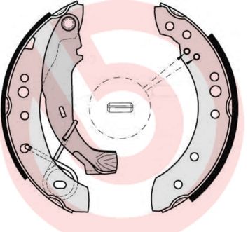 Комплект гальмівних колодок BREMBO S 61 526