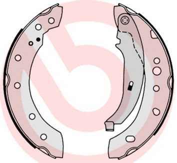 Brake Shoe Set BREMBO S 61 527