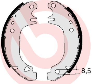 Комплект гальмівних колодок BREMBO S 61 535