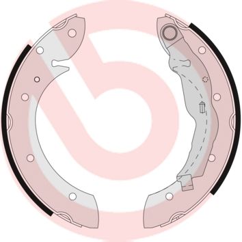 Brake Shoe Set BREMBO S 68 521