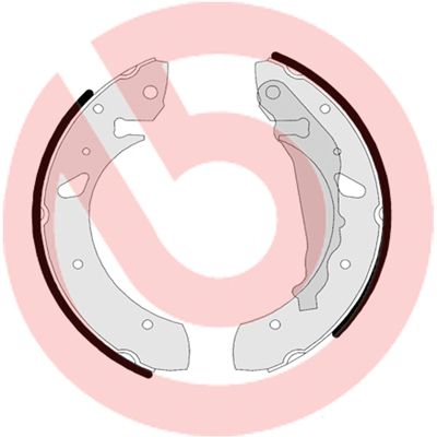 Stabdžių trinkelių komplektas BREMBO S 83 507