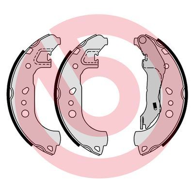 Комплект гальмівних колодок BREMBO S 85 543