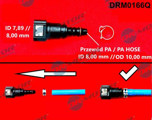 Шланговий з’єднувач, паливний шланг Dr.Motor Automotive DRM0166Q