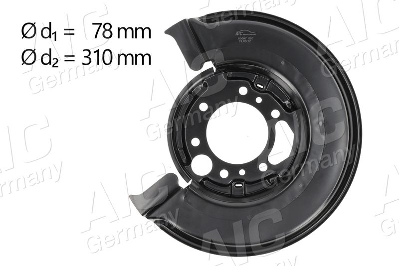 Splash Guard, brake disc AIC 55097