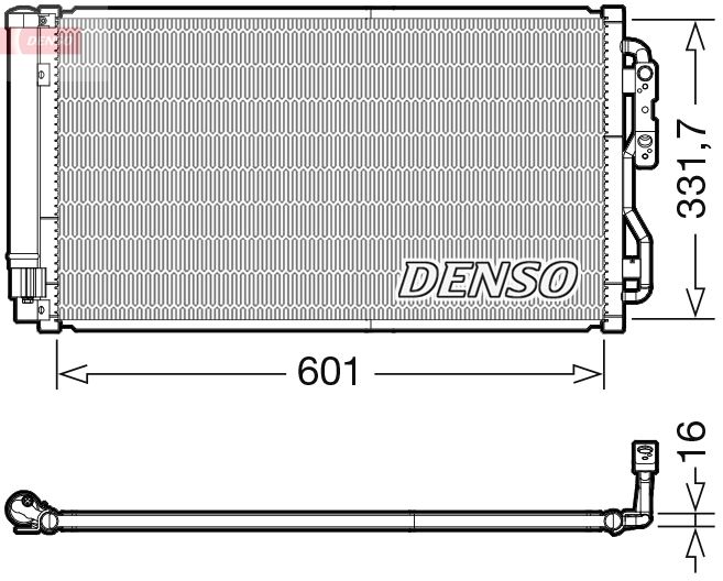 Kondensatorius, oro kondicionierius DENSO DCN05033