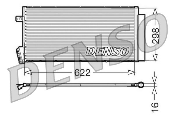 Kondensatorius, oro kondicionierius DENSO DCN09018