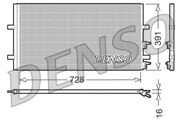 Kondensatorius, oro kondicionierius DENSO DCN10017