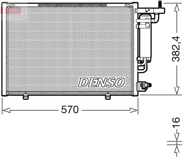 Kondensatorius, oro kondicionierius DENSO DCN10052