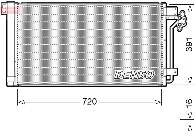 Kondensatorius, oro kondicionierius DENSO DCN32020