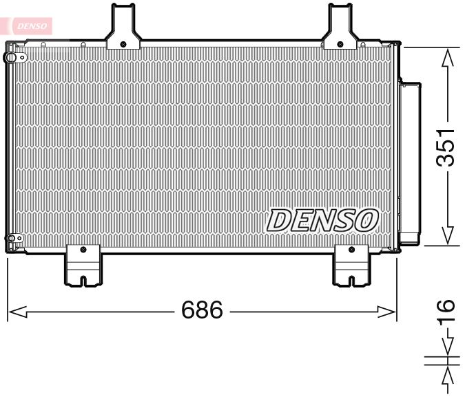 Kondensatorius, oro kondicionierius DENSO DCN40028