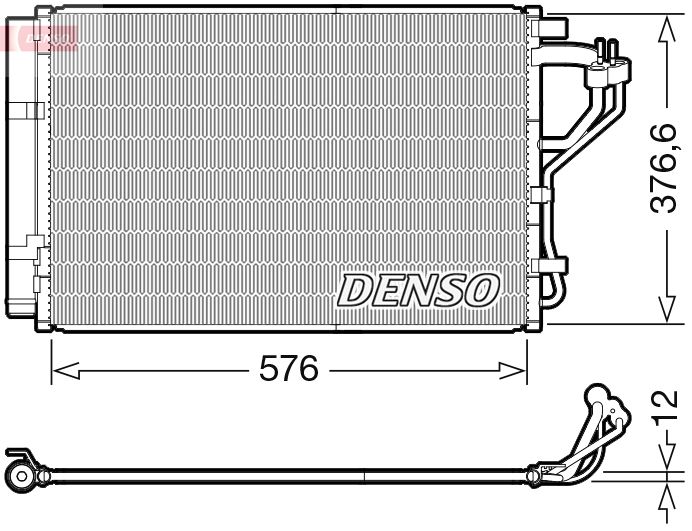 Kondensatorius, oro kondicionierius DENSO DCN41010