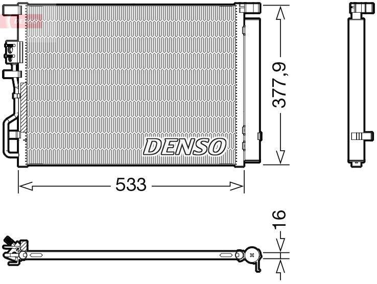 Kondensatorius, oro kondicionierius DENSO DCN41018