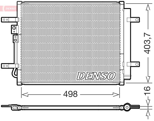 Kondensatorius, oro kondicionierius DENSO DCN41025