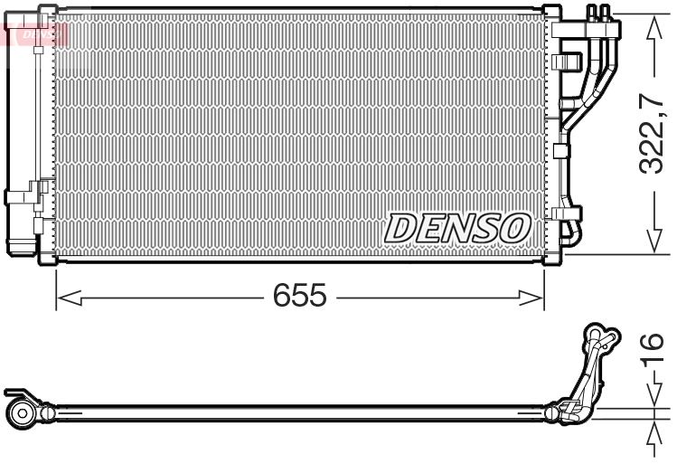 Kondensatorius, oro kondicionierius DENSO DCN43011