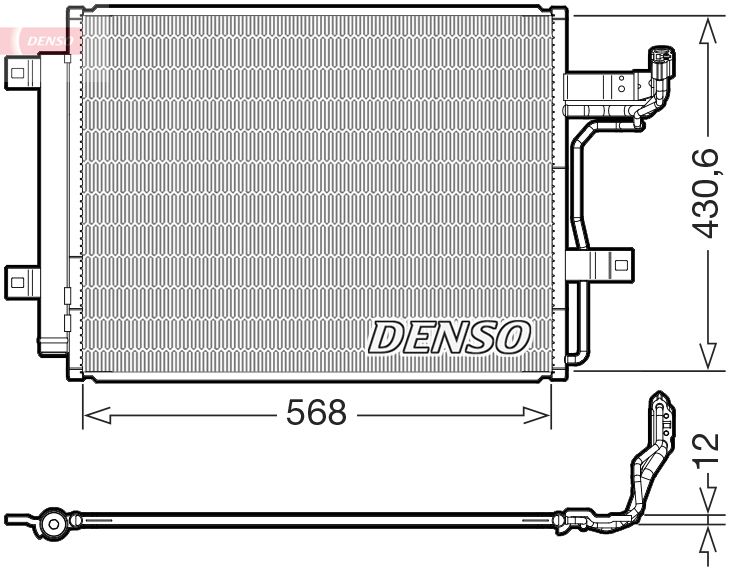 Kondensatorius, oro kondicionierius DENSO DCN44019